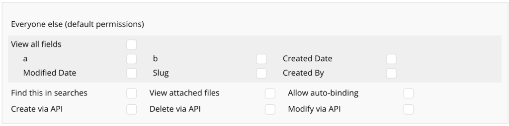 Data Privacy settings in Bubble.io for new test